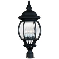 Maxim Crown Hill 27" High Black 4-Light Outdoor Post Light