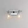 3_Maxim Cubos 14" Wide Polished Chrome 2-Light Wall Sconce more views