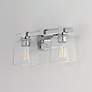 4_Maxim Cubos 14" Wide Polished Chrome 2-Light Wall Sconce more views