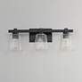 2_Maxim Cubos 22 1/4" Wide Black 3-Light Bath Vanity more views
