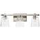 Maxim Cubos 22 1/4" Wide Satin Nickel 3-Light Bath Light