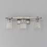 2_Maxim Cubos 22 1/4" Wide Satin Nickel 3-Light Bath Light more views