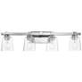 1_Maxim Cubos 30 3/4" Wide Polished Chrome 4-Light Bath Vanity