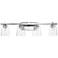 Maxim Cubos 30 3/4" Wide Polished Chrome 4-Light Bath Vanity