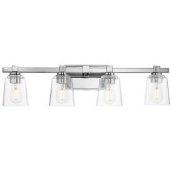 Maxim Cubos 30 3/4" Wide Polished Chrome 4-Light Bath Vanity