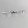 4_Maxim Cubos 30 3/4" Wide Polished Chrome 4-Light Bath Vanity more views