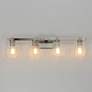 3_Maxim Cubos 31" Wide Satin Nickel 4-Light Bath Vanity more views
