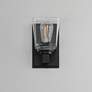 2_Maxim Cubos 4 3/4" Wide Blakc 1-Light Wall Sconce more views