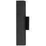 2_Maxim Culvert 14 1/2" High Black LED Outdoor Wall Light