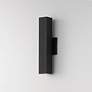 4_Maxim Culvert 14 1/2" High Black LED Outdoor Wall Light more views