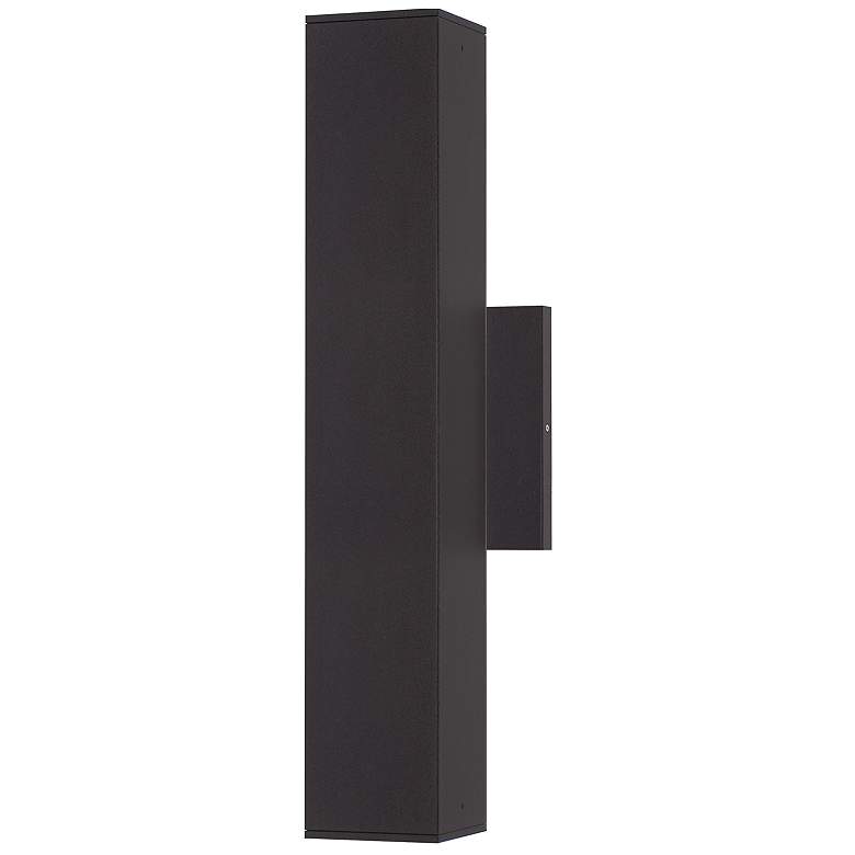 Image 1 Maxim Culvert 15" Architectural Bronze LED Outdoor Sconce