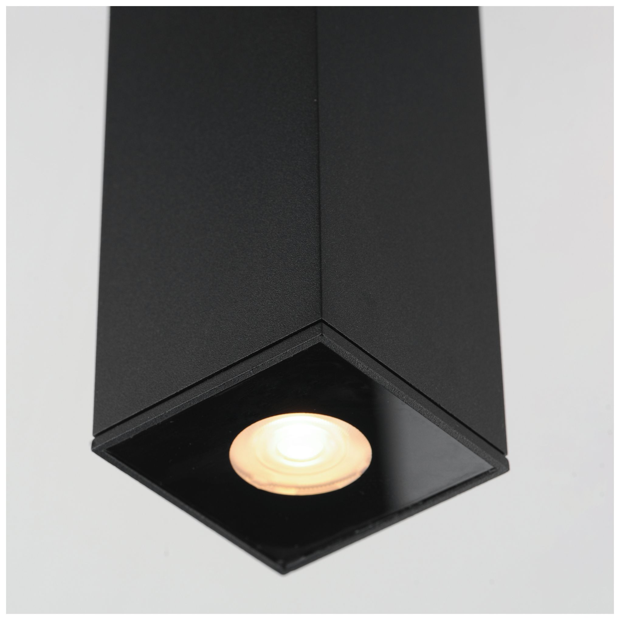 Image 3 Maxim Culvert 7 1/2" Black Square LED Outdoor Flush Mount more views
