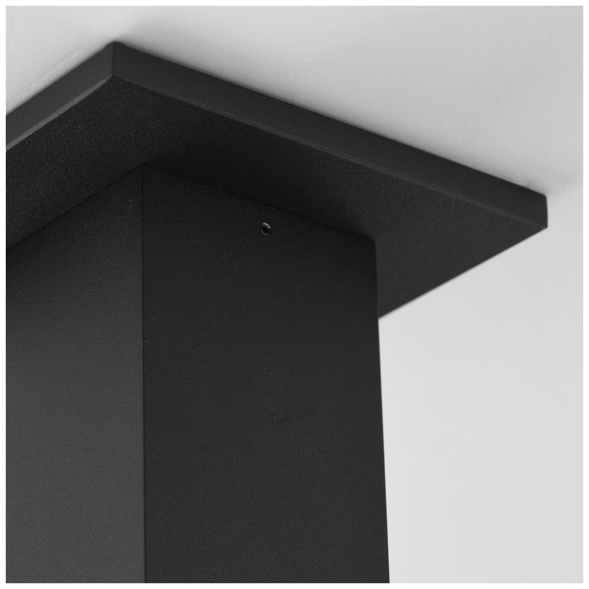 Image 5 Maxim Culvert 7 1/2" Black Square LED Outdoor Flush Mount more views