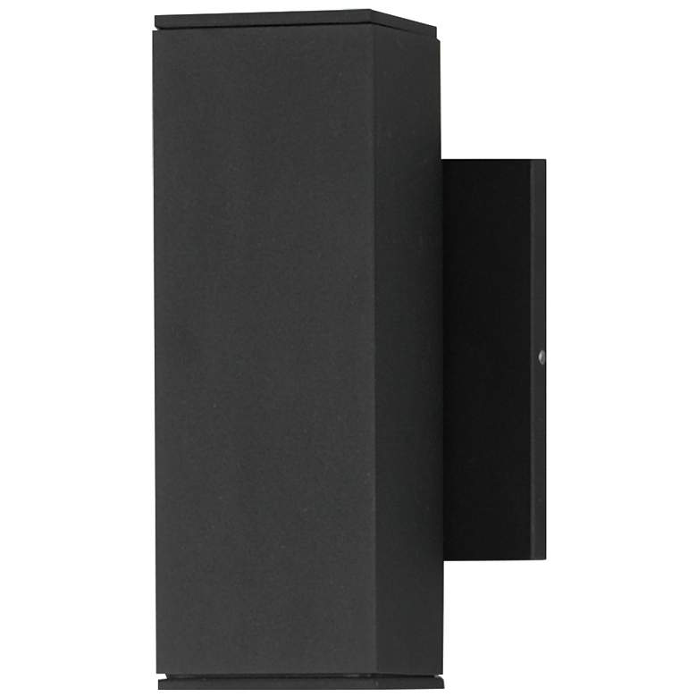 Image 2 Maxim Culvert 7 1/2" High Black LED Outdoor Wall Light