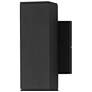 2_Maxim Culvert 7 1/2" High Black LED Outdoor Wall Light