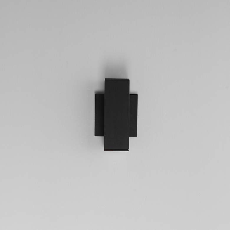 Image 3 Maxim Culvert 7 1/2" High Black LED Outdoor Wall Light more views