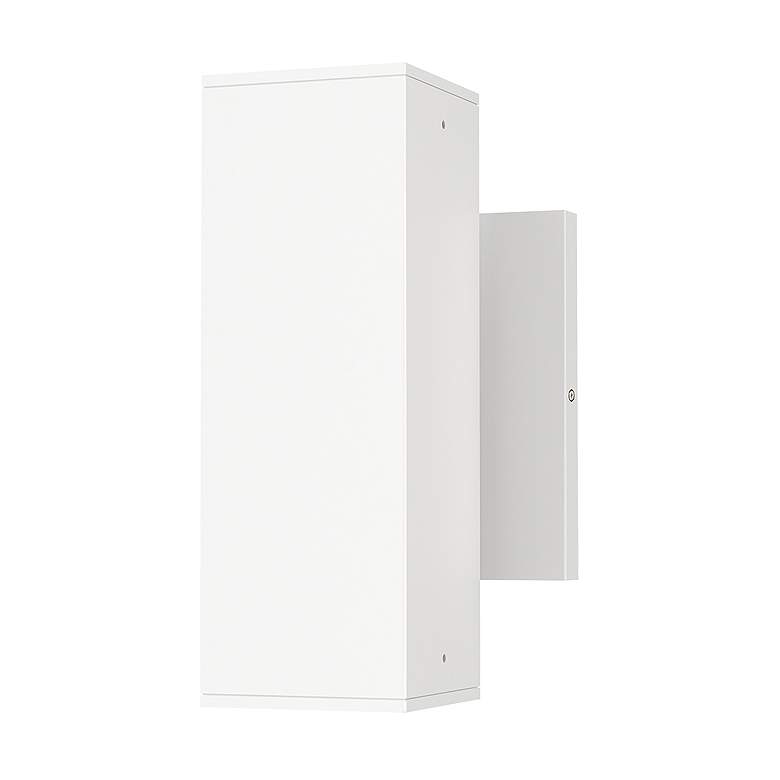 Image 1 Maxim Culvert 7 1/2" White LED Outdoor Sconce