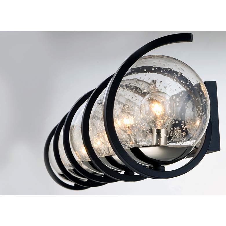 Image 4 Maxim Curlicue 49 1/4" Wide Black and Nickel Modern 5-Light Bath Light more views
