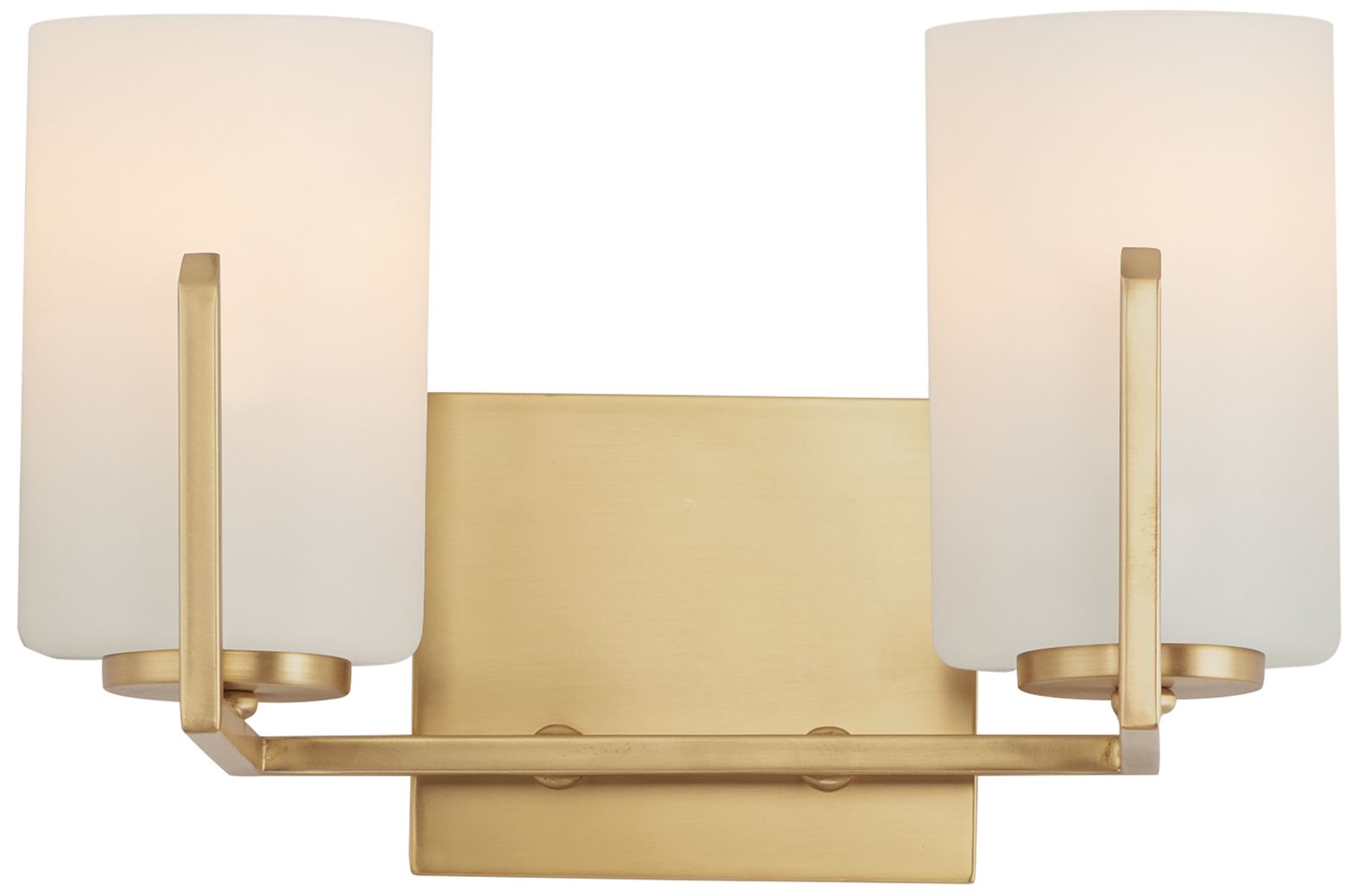 Thumbnail1 of Maxim Dart 12 1/2" Wide Natural Aged Brass 2-Light Bath Vanity
