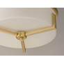 4_Maxim Dart 14" Wide Flush Mount Satin Brass 3-Light Ceiling Light more views