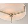Thumbnail3 of Maxim Dart 14" Wide Satin Nickel 3-Light Ceiling Light more views