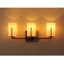 4_Maxim Dart 21 1/4" Wide Satin Nickel 3-Light Bath Light more views