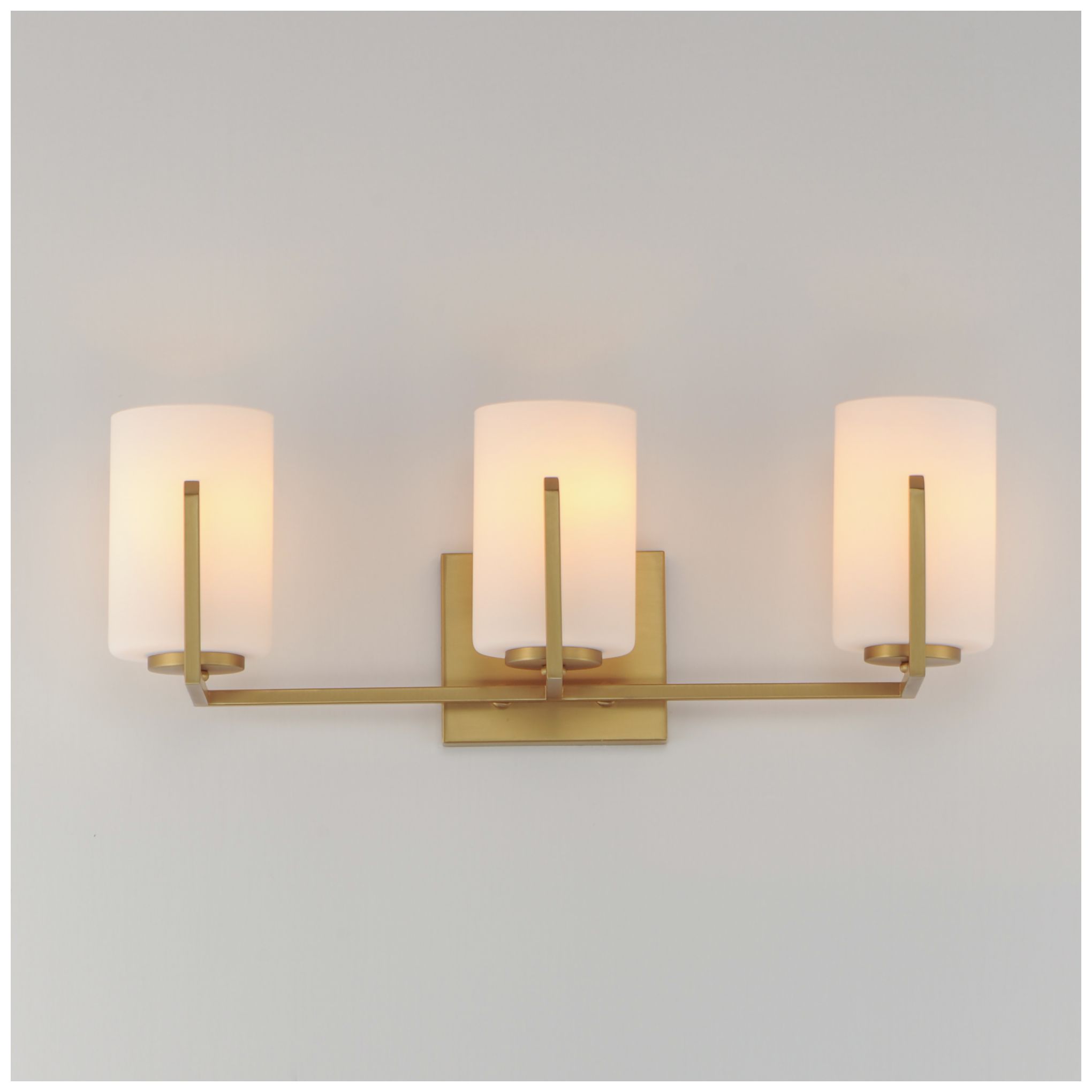 Image 3 Maxim Dart 21" Wide Natural Aged Brass 3-Light Bath Vanity more views
