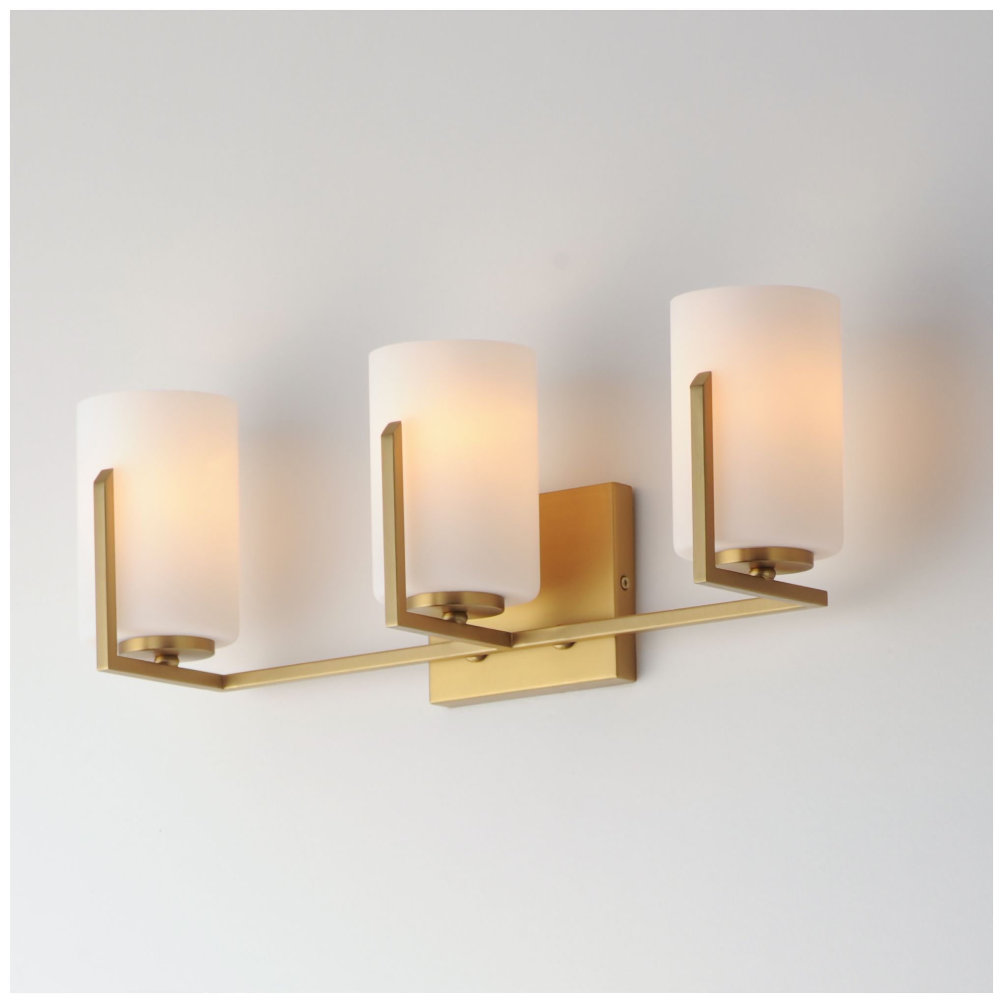Image 4 Maxim Dart 21" Wide Natural Aged Brass 3-Light Bath Vanity more views