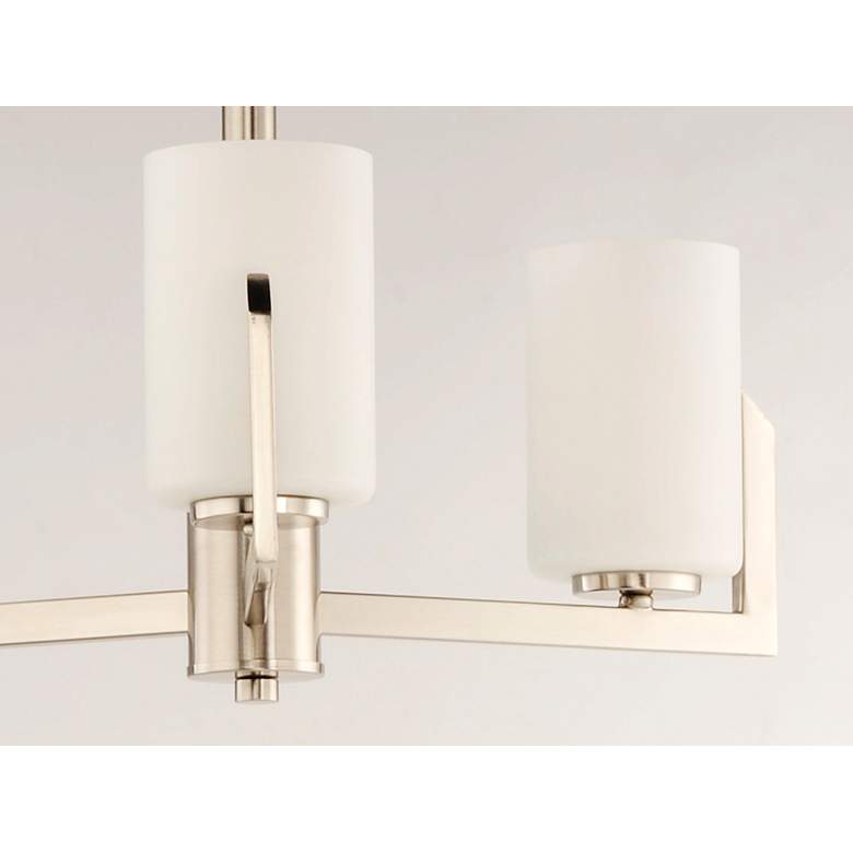 Image 4 Maxim Dart 22 1/4" Wide Satin Nickel 3-Light Chandelier more views