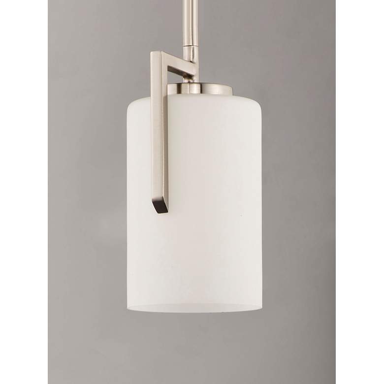 Image 5 Maxim Dart 4 1/2" Wide Modern Satin Nickel Mini Pendant Light more views