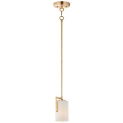 Maxim Dart 4 1/2" Wide Satin Brass Mini Pendant Light
