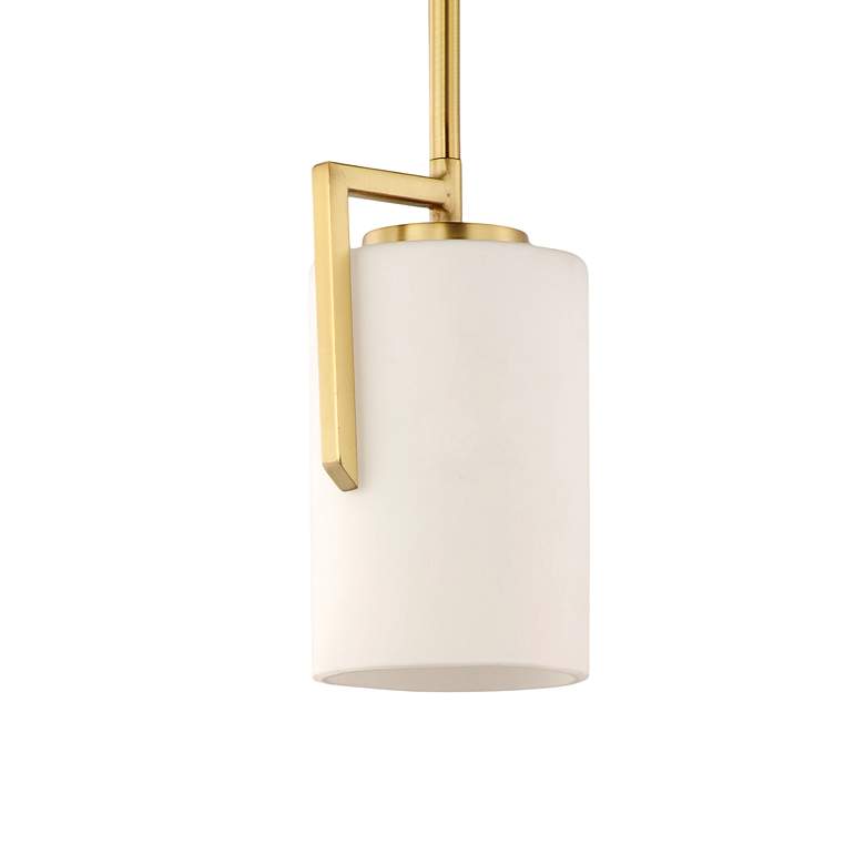 Image 5 Maxim Dart 4 1/2" Wide Satin Brass Mini Pendant Light more views
