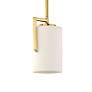 5_Maxim Dart 4 1/2" Wide Satin Brass Mini Pendant Light more views