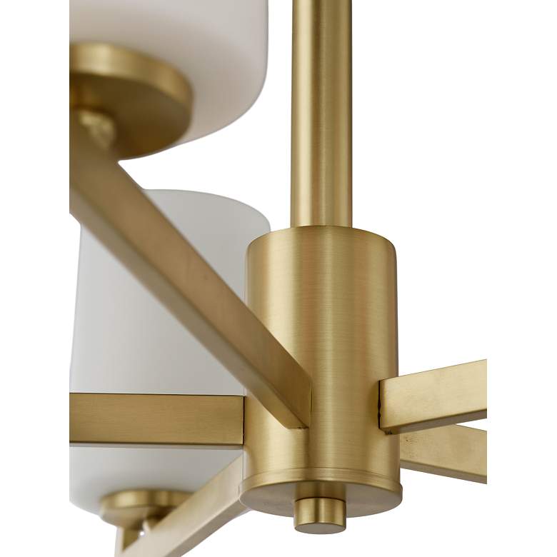 Image 4 Maxim Dart 44" Wide Satin Brass 8-Light Modern Chandelier more views