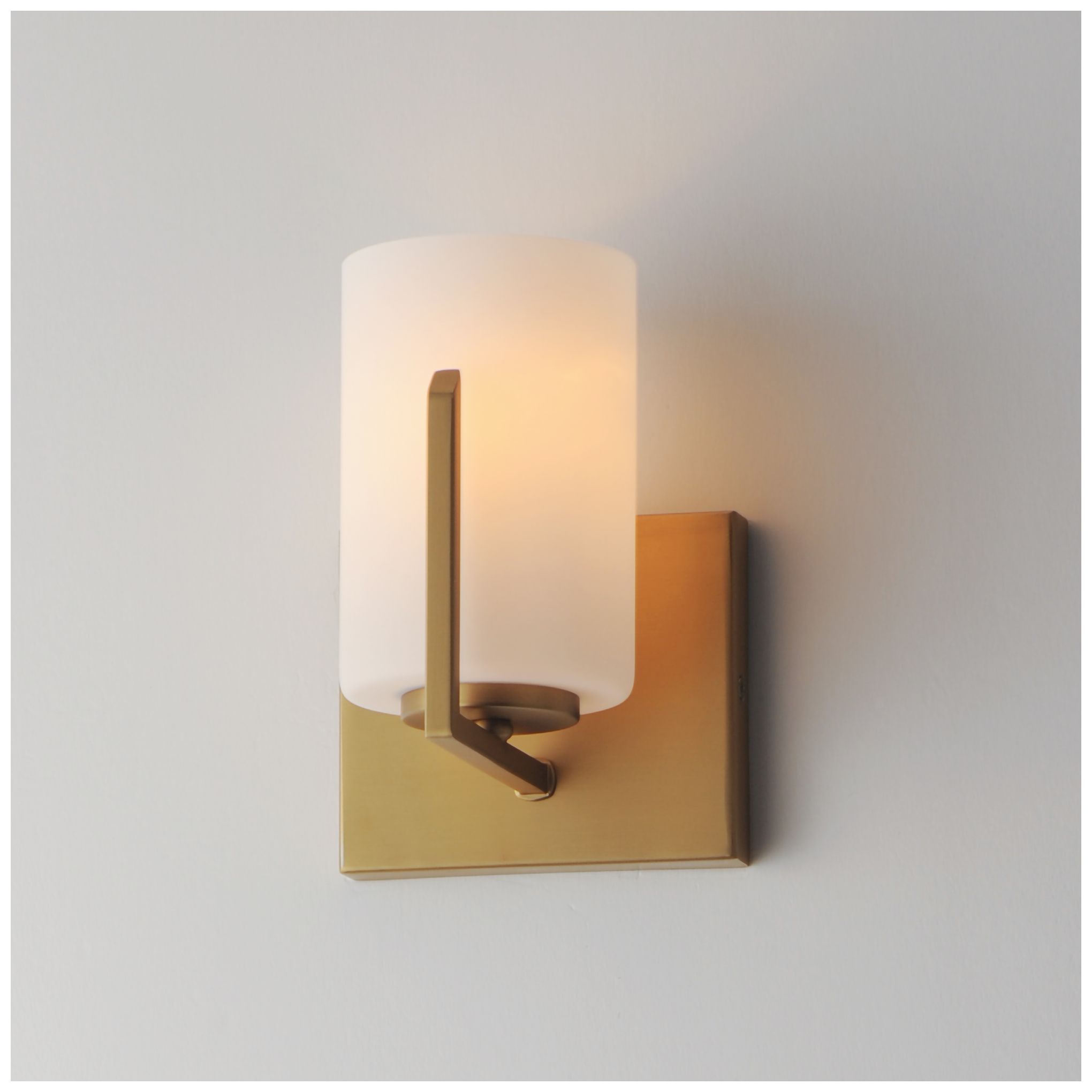 Image 5 Maxim Dart 7 3/4" High Natural Aged Brass 1-Light Bath Vanity more views