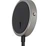 3_Maxim Dawn 12 1/2" High Satin Nickel Wall Sconce more views