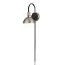6_Maxim Dawn 12 1/2" High Satin Nickel Wall Sconce more views