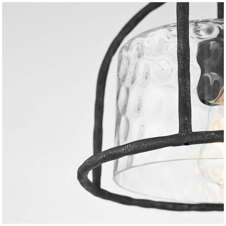 Image 5 Maxim Del Mar 13" Wide Blacksmith 1-Light Semi Flush - Pendant more views