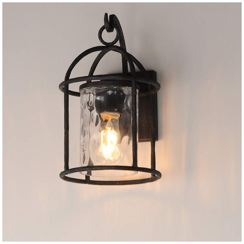 Image 1 Maxim Del Mar 14" High Blacksmith Small Outdoor Wall Light