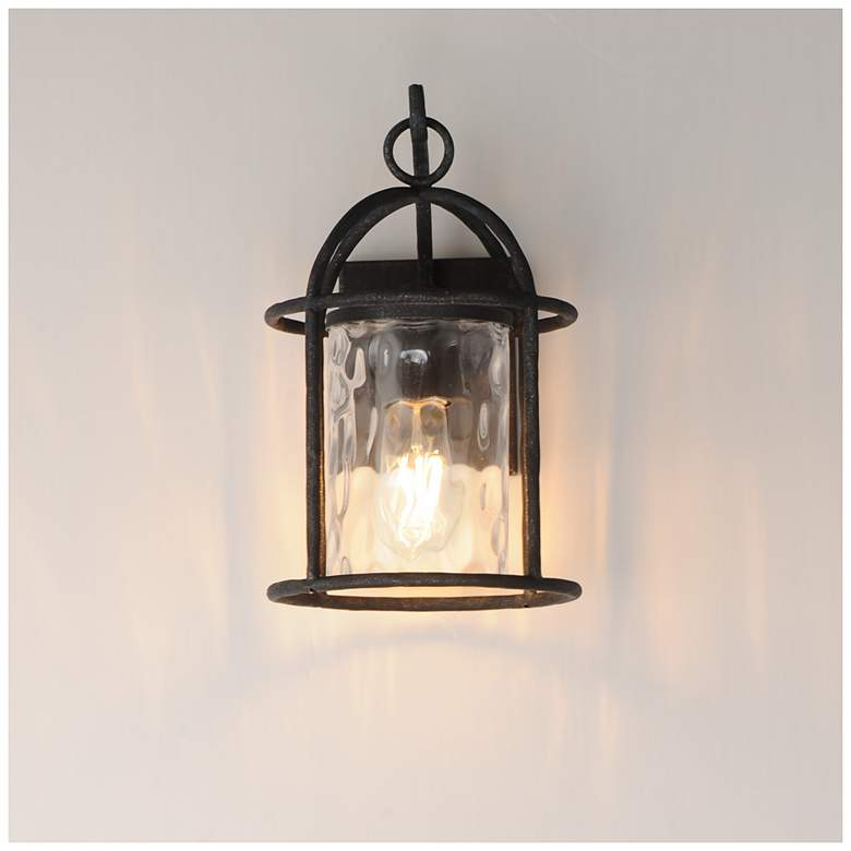Image 3 Maxim Del Mar 14" High Blacksmith Small Outdoor Wall Light more views