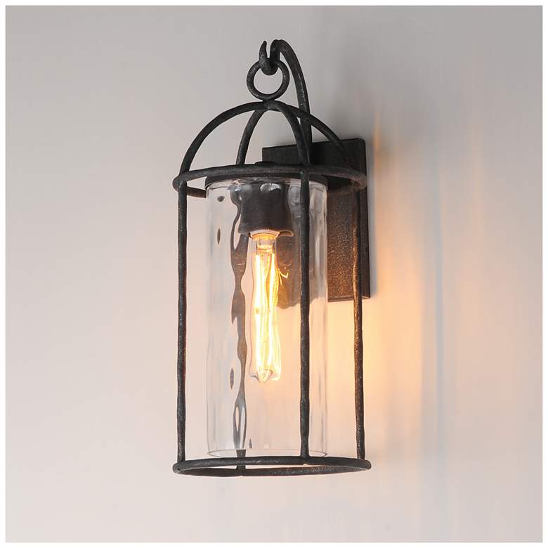 Image 1 Maxim Del Mar 19" High Blacksmith Medium Outdoor Wall Light