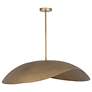 2_Maxim Denarii 36" Natural Gold Iron Pendant more views