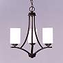 1_Maxim Deven 18" Wide Oil-Rubbed Bronze 3-Light Chandelier