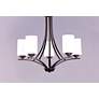 2_Maxim Deven 24" Wide Oil-Rubbed Bronze 5-Light Chandelier more views