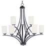 1_Maxim Deven 32" Wide 9-Light Oil Rubbed Bronze Chandelier