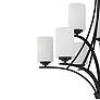 4_Maxim Deven 32" Wide Black 9-Light Tiered Chandelier more views