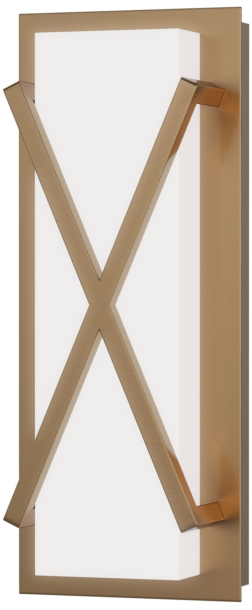 Maxim Dexter 14" Natural Aged Brass LED Wall Sconce