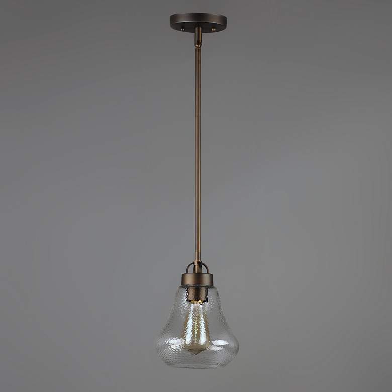Image 4 Maxim Dianne 7 1/2" Wide Oil-Rubbed Bronze Mini Pendant more views