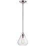 2_Maxim Dianne 7 1/2" Wide Satin Nickel Clear Glass Mini Pendant