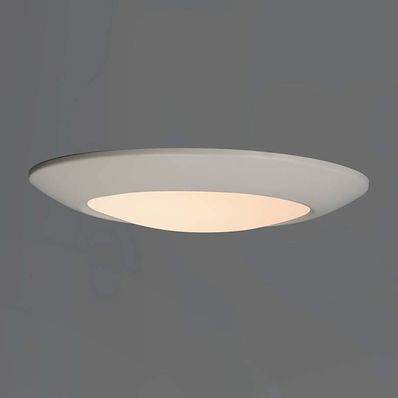 Image 1 Maxim Diverse 11" Wide White Bowl LED Ceiling Light